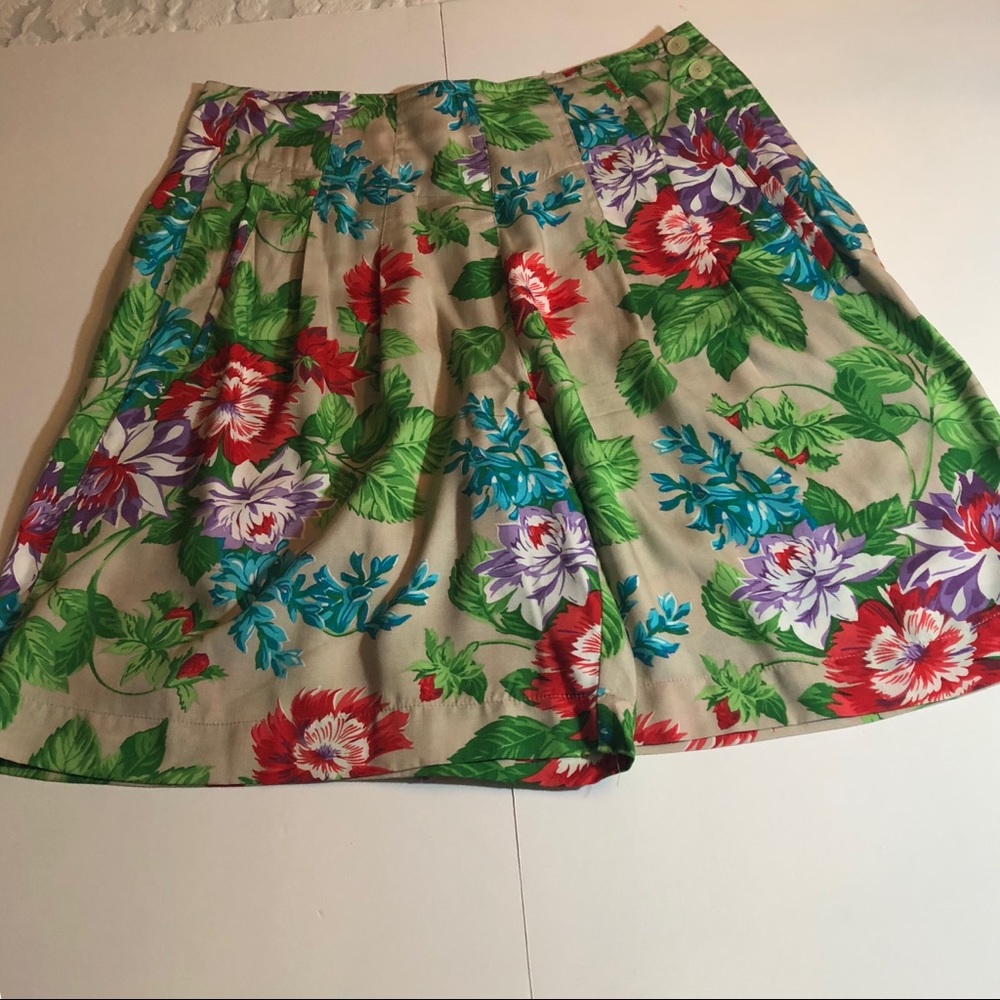 Vintage Floral Shorts